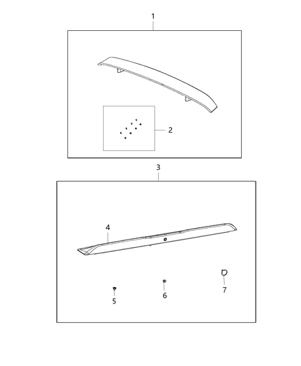 1996 Dodge B1500 Hardware Kit Diagram for 68089740AA