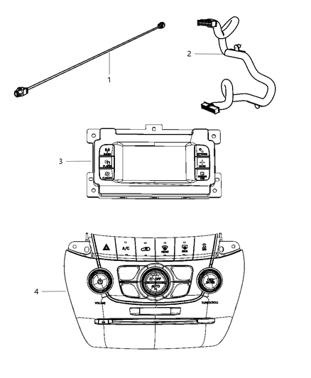 2003 Chrysler Town & Country Cable Jumper 40 Way Diagram for 68082365AB
