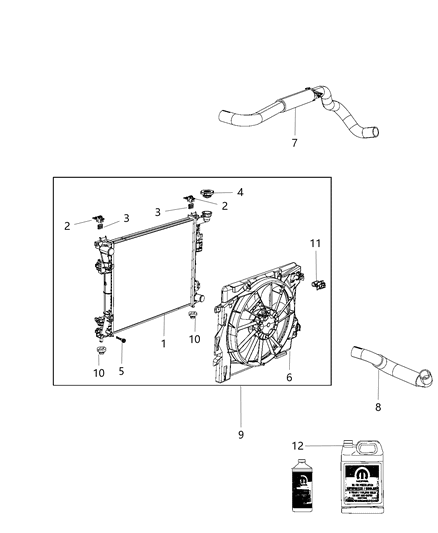Module Cooling Diagram for 5005144AL