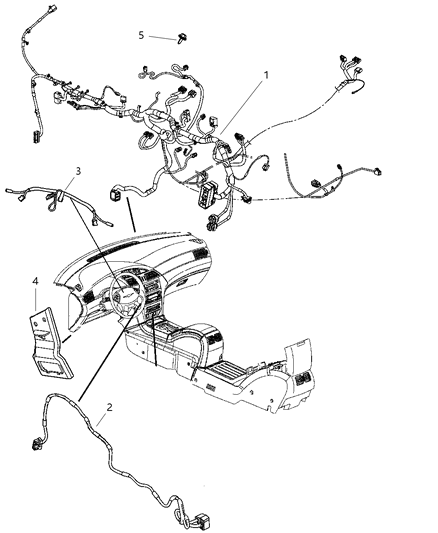 2008 Chrysler Pacifica Wiring Radio Diagram for 4868949AB