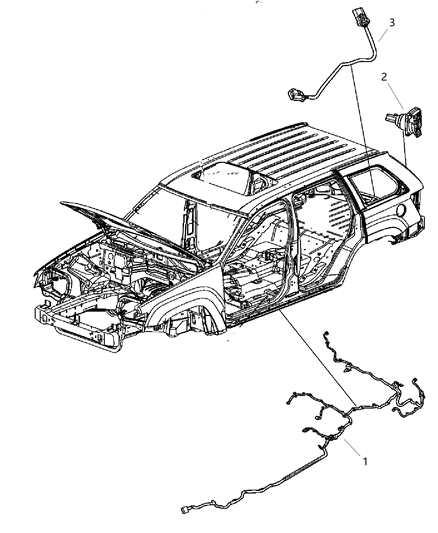 2012 Jeep Wrangler Wiring Fuel Module Diagram for 68027924AA