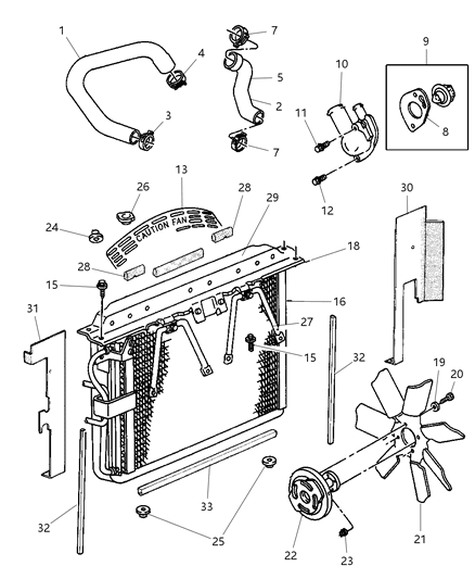 1987 Dodge Colt Gasket, Cylinder Water Outlet Connector Diagram for 53020547