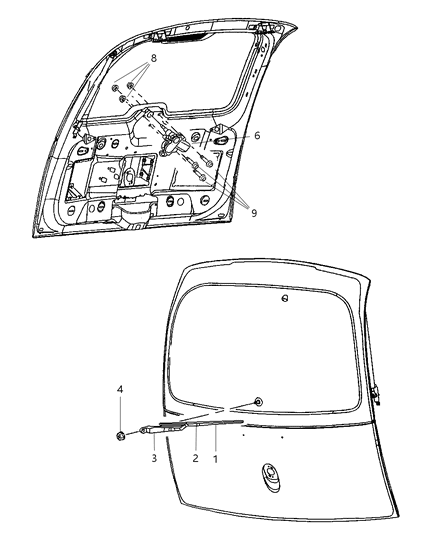 2021 Dodge Durango Blade, Wiper (15 3/4") 400Mm Diagram for WB000016AE