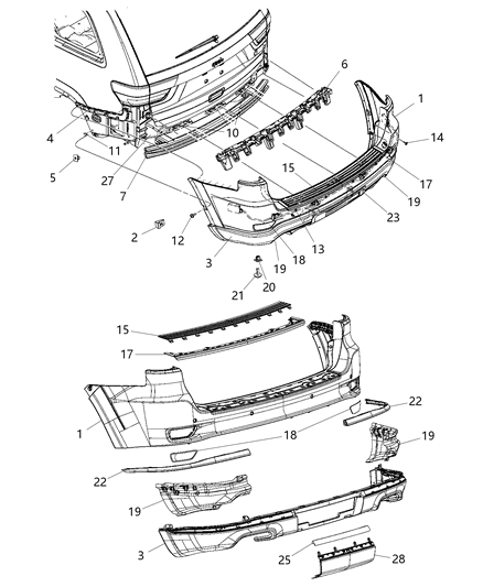 Applique Fascia Diagram for 6BB48SZEAA
