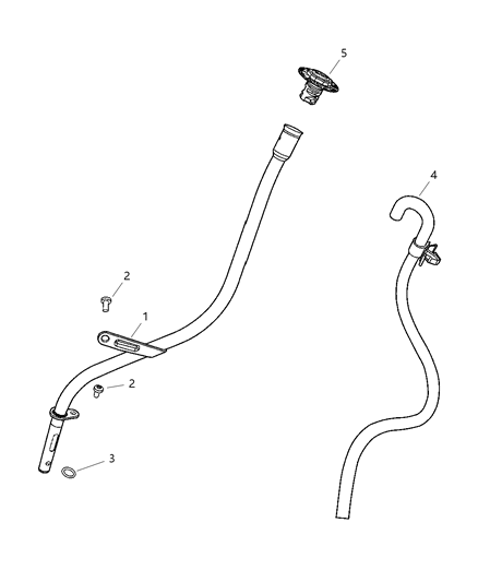 Cap Oil Filler Diagram for 5105718AB