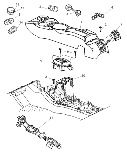 Console Floor Diagram for RK06WL8AG