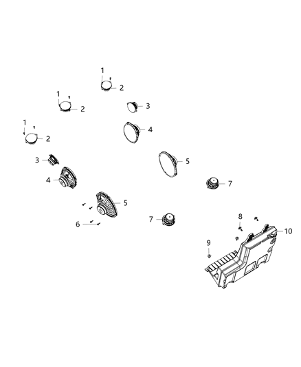 2021 Ram 1500 Screw Diagram for 6512499AA