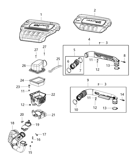 Clamp Hose M98.0X73.00 Diagram for 6510459AA