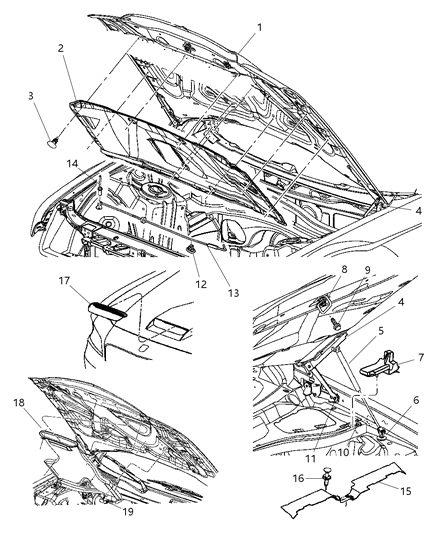 Propeller Hood Diagram for 4589607AA