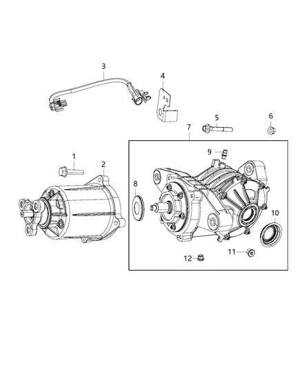 2005 Chrysler Town & Country Wiring Jumper Viscous Unit Diagram for 68163777AB
