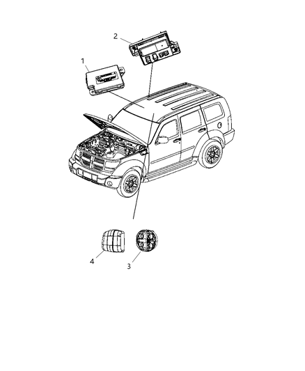 Module Rain Sensor Diagram for 5026201AG