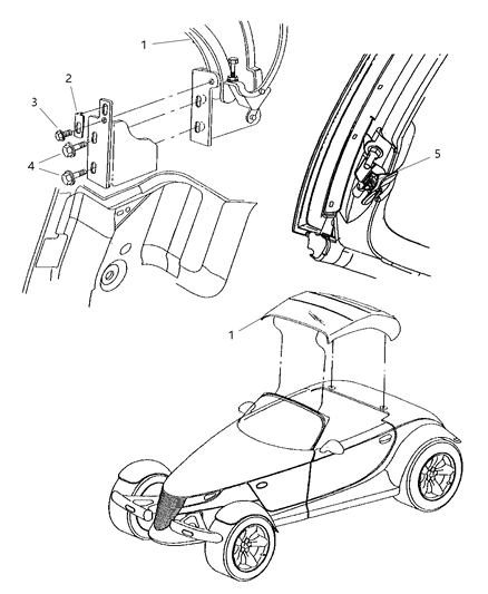 Dowel Pin Kit Header Diagram for 4897892AA