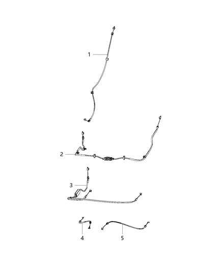 2011 Dodge Durango Cable Latch Release Easy Entry Handle To Release Diagram for 68324912AB