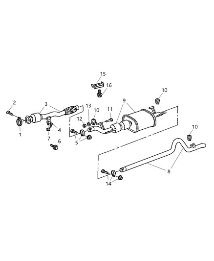 Screw [M8X1.25X40.00] Diagram for 6104027AA