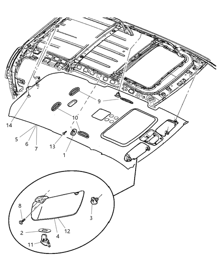 Vent A/C Duct Right, Passenger Side Diagram for 5HG30BD1AC