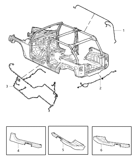 Wiring Body Diagram for 68234824AB