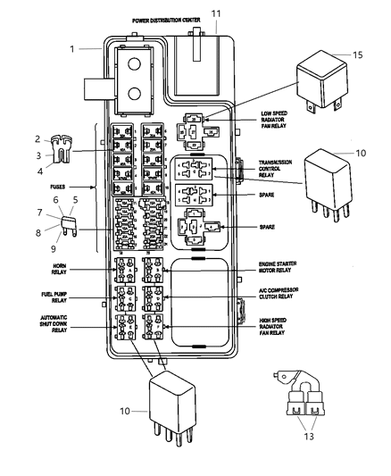 Module Totally Integrated Power Diagram for 56049714AP