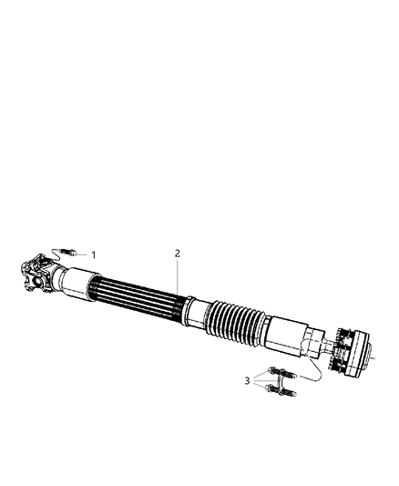 Shaft Drive Front Diagram for 52853317AB