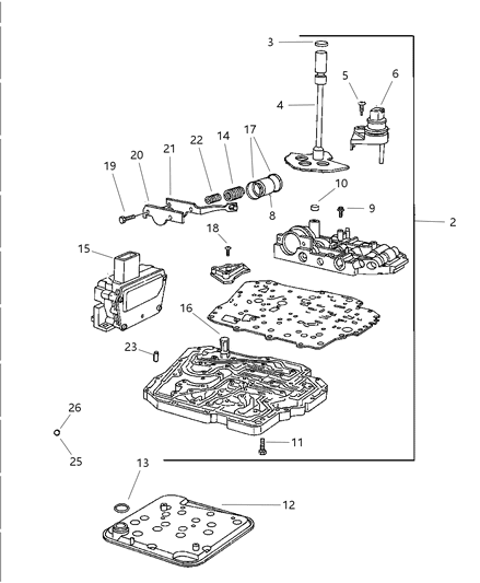 Seal Manual Valve Position Sensor Diagram for 4659678