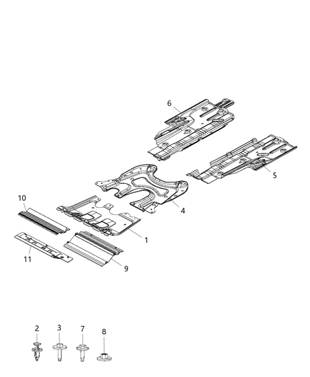 2015 Chrysler 300 Screw And Washer Hexagon Head M8X1.25X32 Diagram for 6509204AA