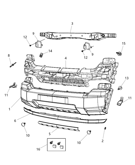 Molding Fascia Diagram for 1SU48BS2AA