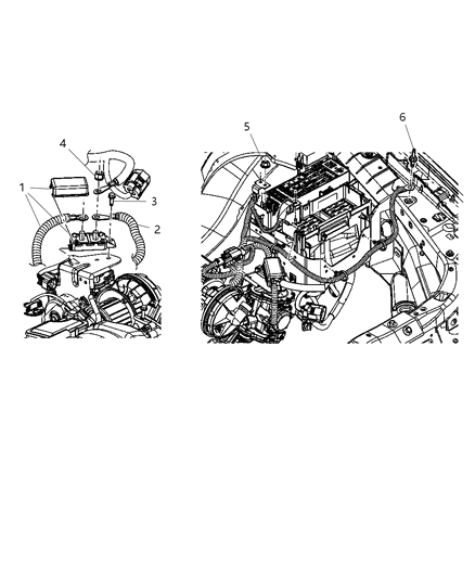 Wiring Battery Diagram for 5148137AA