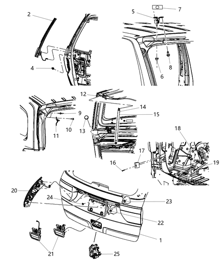 Sensor Pinch Diagram for 4816648AB