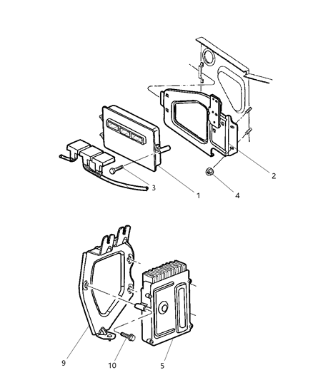 Module Transmission Control Diagram for 56041504AE