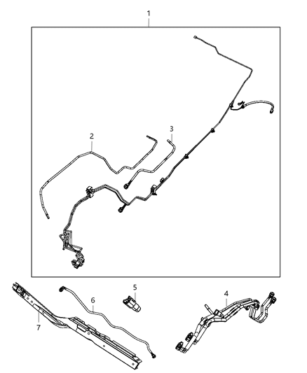 Blocker Fuel Tank Diagram for 52125268AE