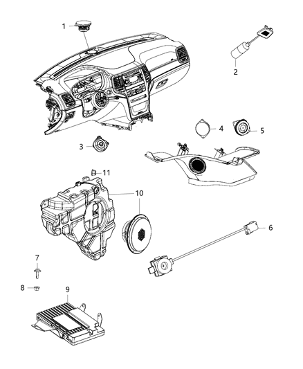 Amplifier Diagram for 68267306AB