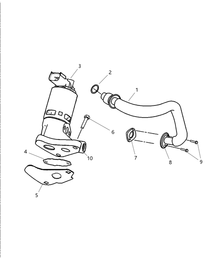 Valve Valve Assembly - EGR Diagram for 53032948AC