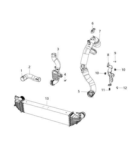 1998 Chrysler Sebring Clip Diagram for 6510607AA