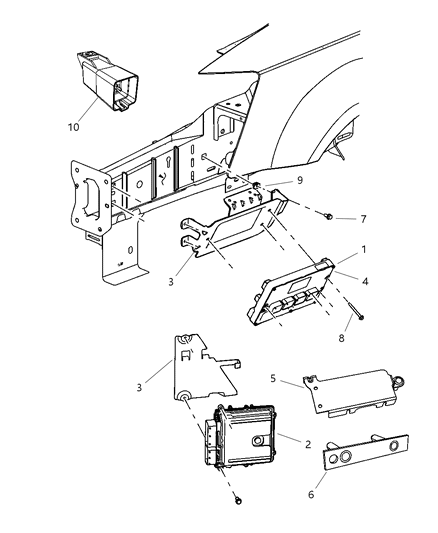 Module Powertrain Control Generic Diagram for R5150253AE
