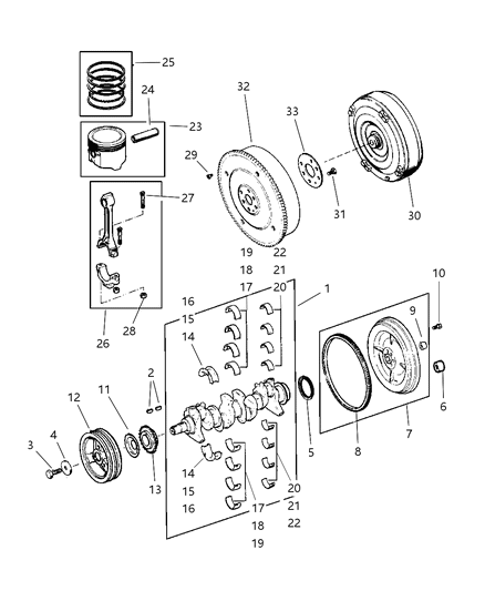 Bearing Kit Connecting Rod .010 Undersize Diagram for 83500301