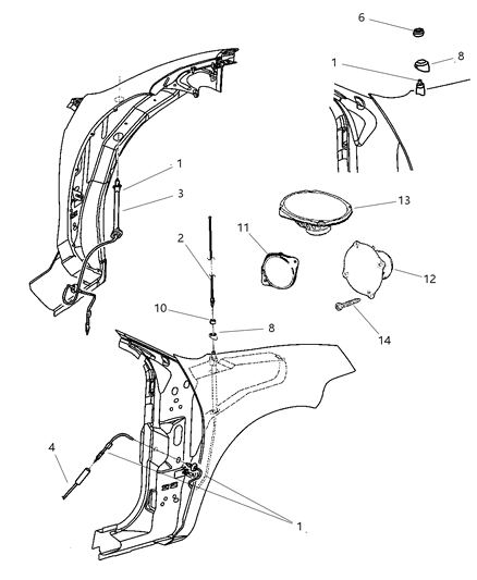 Mast Antenna Diagram for 4794176AE