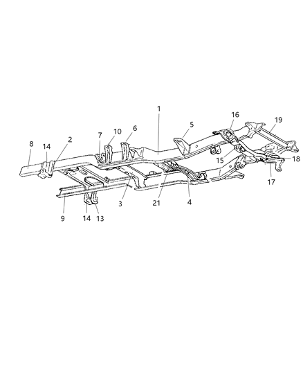 Closure Radiator Diagram for 55275412AB