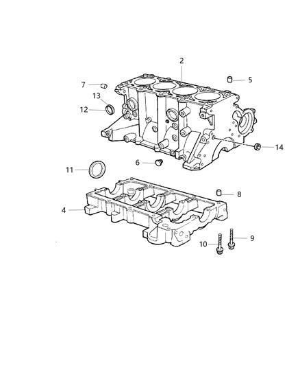 Block Short Diagram for 5019344AB
