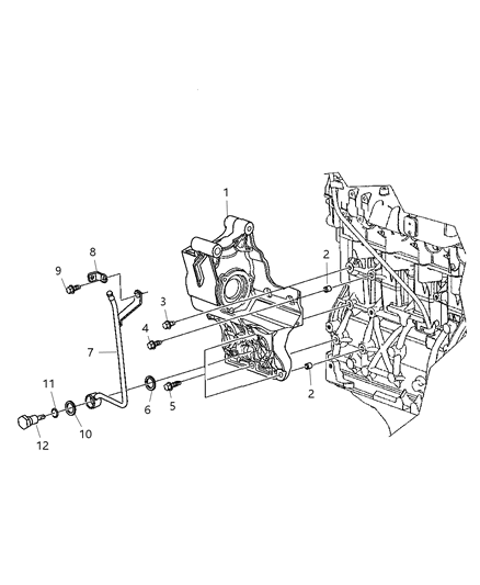 2022 Ram 1500 Classic Valve Vacuum Pump Diagram for 5015037AA