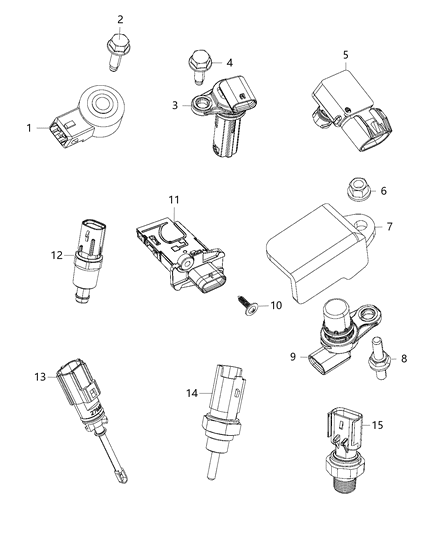 2018 Jeep Renegade Sensor Crankshaft Position Diagram for 68079375AC