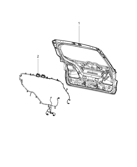 2008 Jeep Commander Wiring Liftgate Diagram for 68409253AC