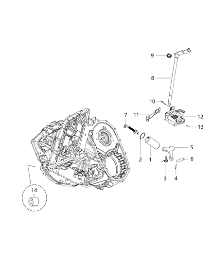2014 Jeep Cherokee Screw And Washer, M6X1.00X25.00 Diagram for 6100657