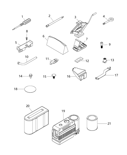 Hook Tow Diagram for 68314655AA
