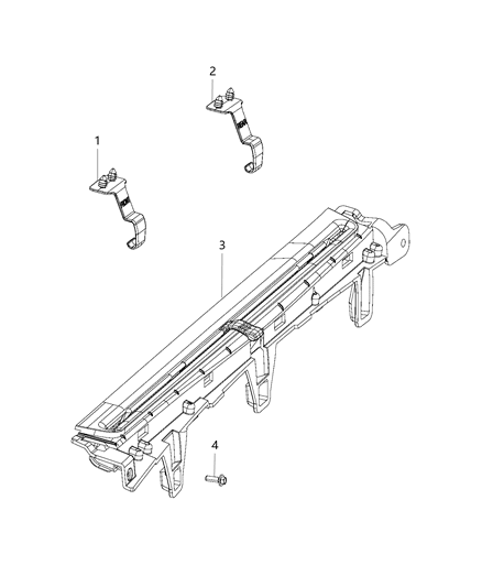 Sunshade Rear Window Diagram for 6JZ07DX9AB