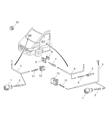2014 Ram ProMaster 3500 Wiring Power Window Diagram for 5120220AB