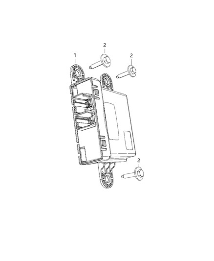 2020 Jeep Compass Module Gateway Diagram for 68492545AA