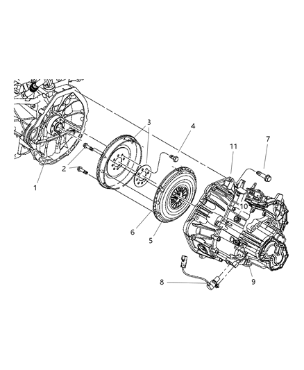 Plate Clutch Pressure Diagram for 4668725AD