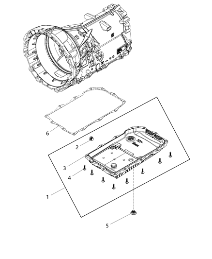 1996 Dodge B1500 Plug Fill Diagram for 68261174AA