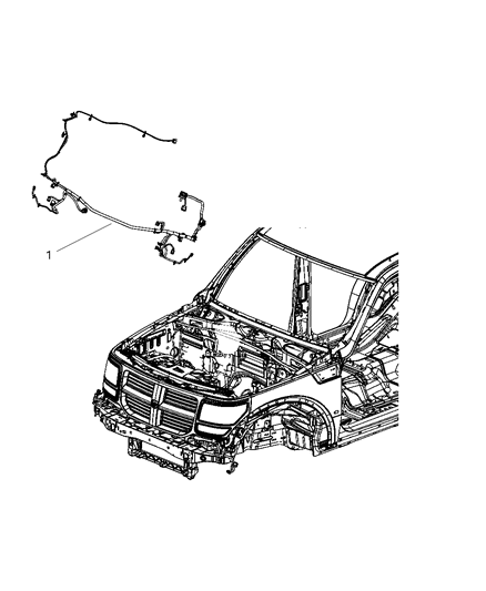 2008 Dodge Nitro Wiring Front End Lighting Diagram for 56049994AC