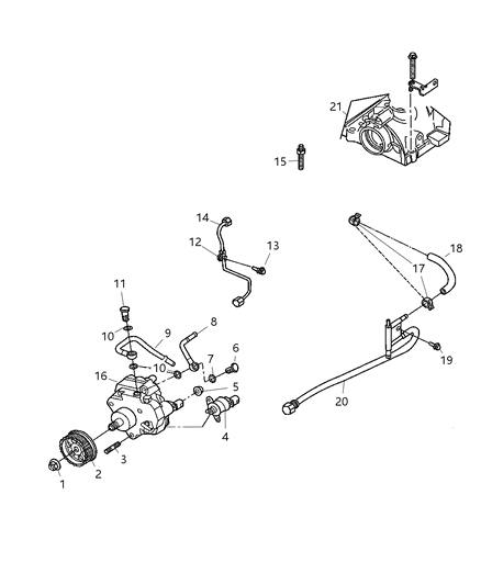 2024 Ram 1500 Classic Pipe Diagram for 5142769AA