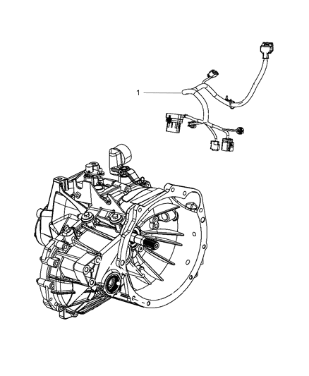 2004 Chrysler Town & Country Wiring Transmission Diagram for 68080261AE